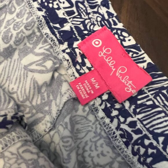 Lilly Pulitzer x Target Challis Pom Pom Shorts, size M, Swim Upstream - Picture 2 of 2